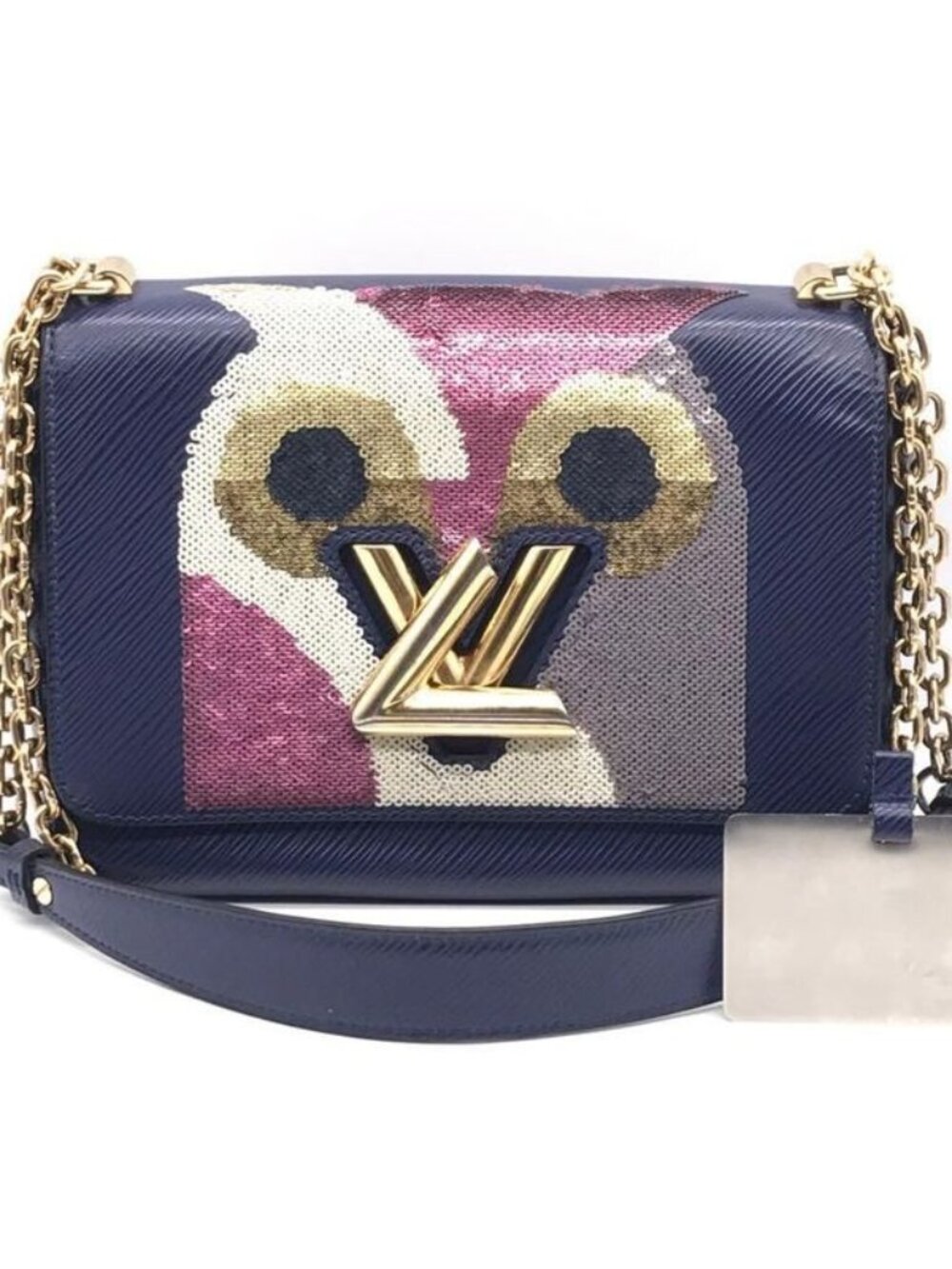 Louis Vuitton Epi Twist MM Iris Sequin Shoulder Bag Price Negotiation Welcome